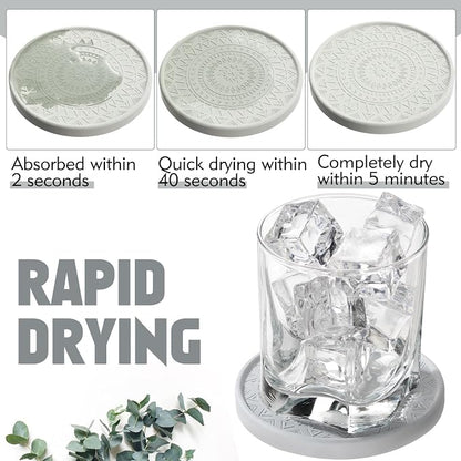 Photect Diatomaceous Earth Coasters Set - Image 3