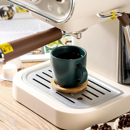 Hasense Stackable Porcelain Mini Espresso Cups and Saucers Set of 6, 4 OZ - Image 7