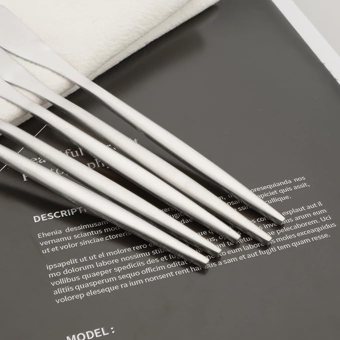 10 Pack Silver Cheese Spreader Knife, Uniturcky Stainless Steel Butter Spreader - Image 5
