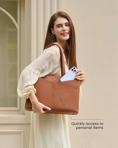 LOVEVOOK Lunch Tote Bag for Women, 3 in 1 Work Bag - Image 3