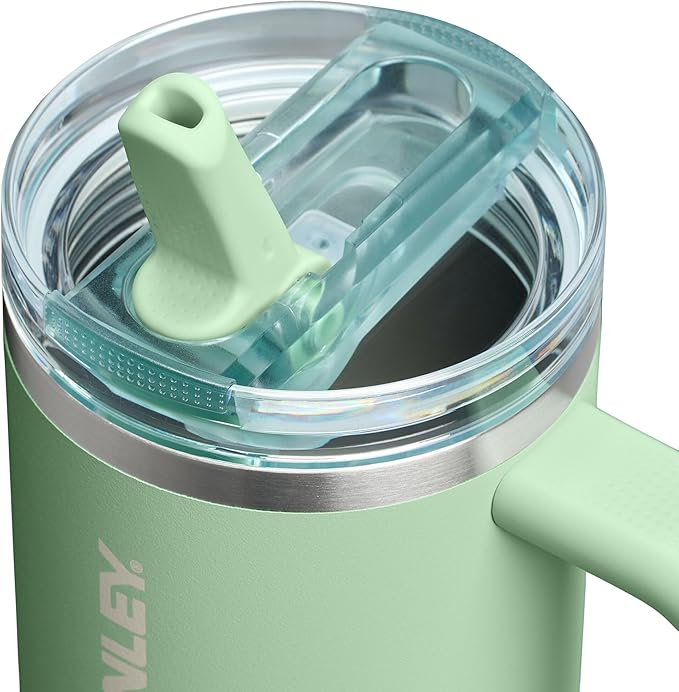 STANLEY Quencher ProTour Flipstraw Tumbler, 30 oz, Pistachio | Built-In Straw & - Image 2