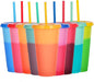 Color Changing Cups, 9 Pack 24oz Plastic Tumblers, Reusable Iced Coffee & by Alohastarttg