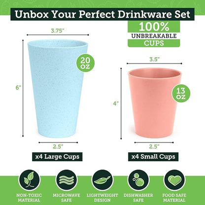 Grow Forward Premium Wheat Straw Cups - Image 3