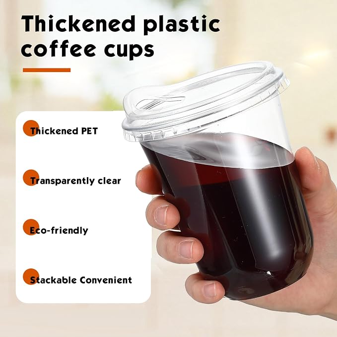 Baderke 500 Pcs Clear Plastic Cups - Image 4