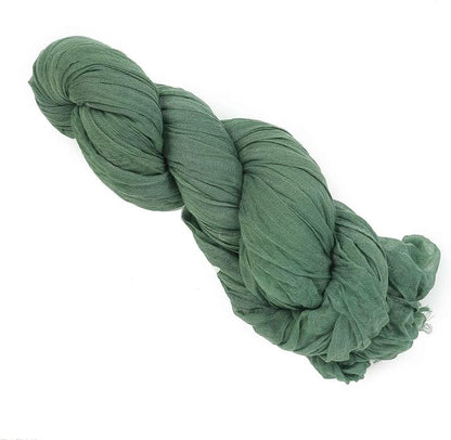 Efavormart 20ft Olive Green Gauze Cheesecloth Wedding Arch Drapery Fabric - Image 7