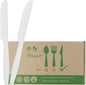 Compostable Knife, 300 Disposable Knives by HERLLY