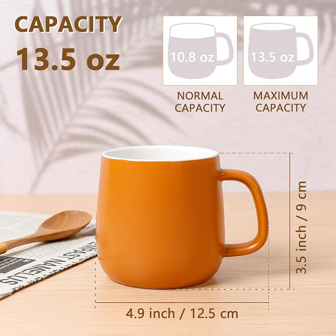 Ceramic Mug Set Porcelain Coffee Cups Set, Special Glaze Tea Cups Mug - Image 2