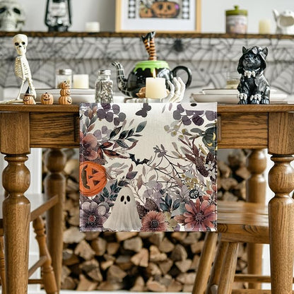 Artoid Mode 210 GSM Halloween Table Runner 13x48 Inch Home Party Decor | - Image 2