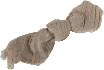Efavormart 5 Pack 24"x19" Natural Matte Gauze Cheesecloth Napkins, Scandi-Boho - Image 7