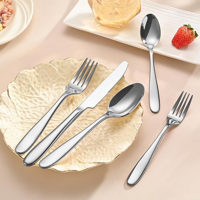 20-Piece Silverware Set, Flatware Set - Image 5