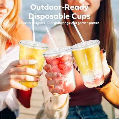 50 Pack 16 oz Plastic Cups - Image 6
