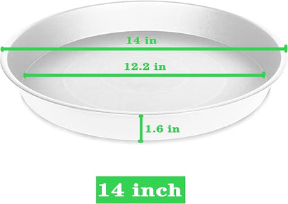 2 Pack of 14 inch Plant Saucers Bird Bath Bowl, Plant Saucer 14" Round - Image 3