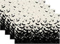 Halloween Placemats 12x18 Inches Set of 4,Black Bat Decorative Autumn Halloween Decoration Rectangle Black Linen Table Mats for Party Home Kitchen Dining Table Decoration