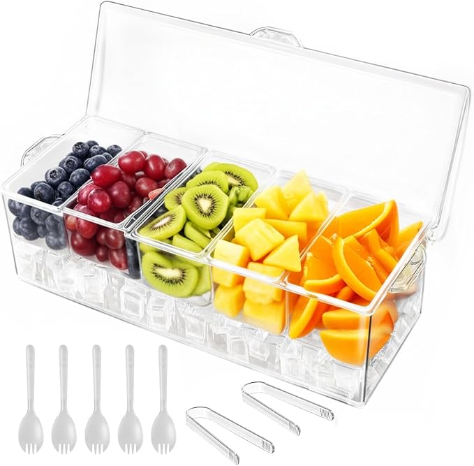 Ice Chilled Condiment Caddy by WISHMART
