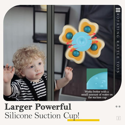 Suction Cup Spinner Airplane Travel Toys - Image 2