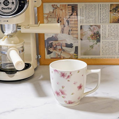 Ceramic Flower Coffee Mug, 15 oz | Froal Mug - Image 6