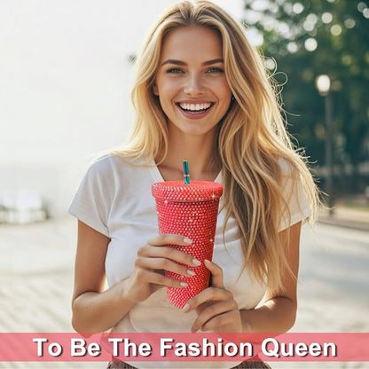 26oz Bling Rhinestone Tumbler - Image 5