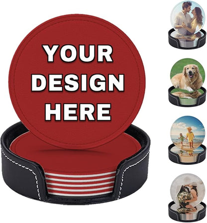 Custom Drink Coasters Set of 6 by YHPHRTA