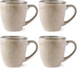 GBHOME Ceramic Coffee Mugs Set of 4, 12oz Stoneware Coffee Mugs Set by GBhome