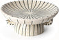 DOWAN 10.5'' Large Decorative Bowls, Handcrafted Ceramic Bowls by DOWAN