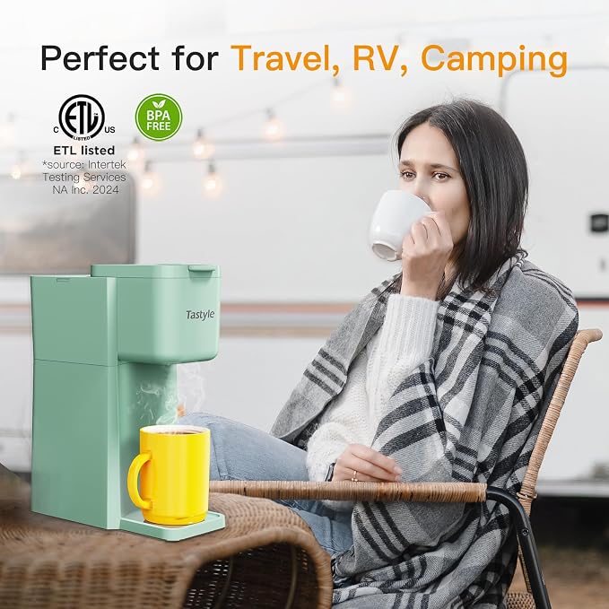 Tastyle Mini Single Serve Hot and Iced Coffee Maker - Image 5