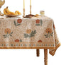 patdrea Designer French Vintage Extra Long Rectangular Tablecloth,Yellow Floral Pattern Anti-Wrinkle Table Cloth,Decor Cover for Kitchen Dining Parties,Christmas,Thanksgiving,67"x118"-Cornflowers