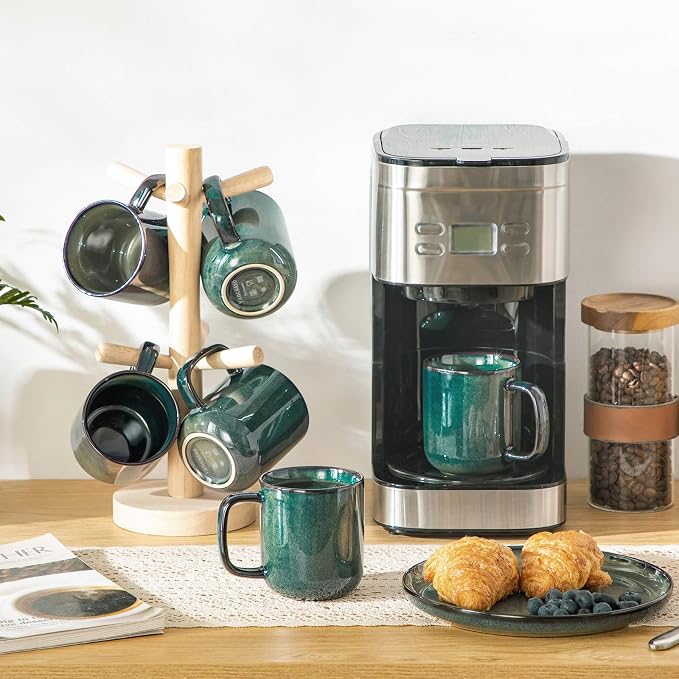 vancasso STARRY Coffee Mugs Set, 12 oz Ceramic Coffee Cups - Image 8