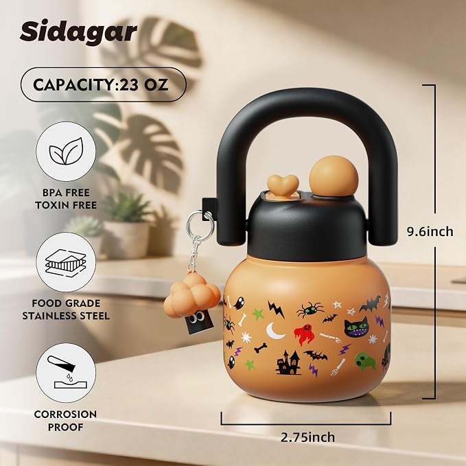 22 oz Tote Insulated Water Bottle - Image 2