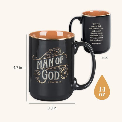 Christian Art Gifts Large Ceramic Inspirational Scripture Coffee & Tea Mug - Image 2