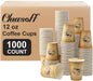 Clawsoff 1000 Pack 12 oz Coffee Cups Disposable Hot Paper Cups | Disposable by BuyNow