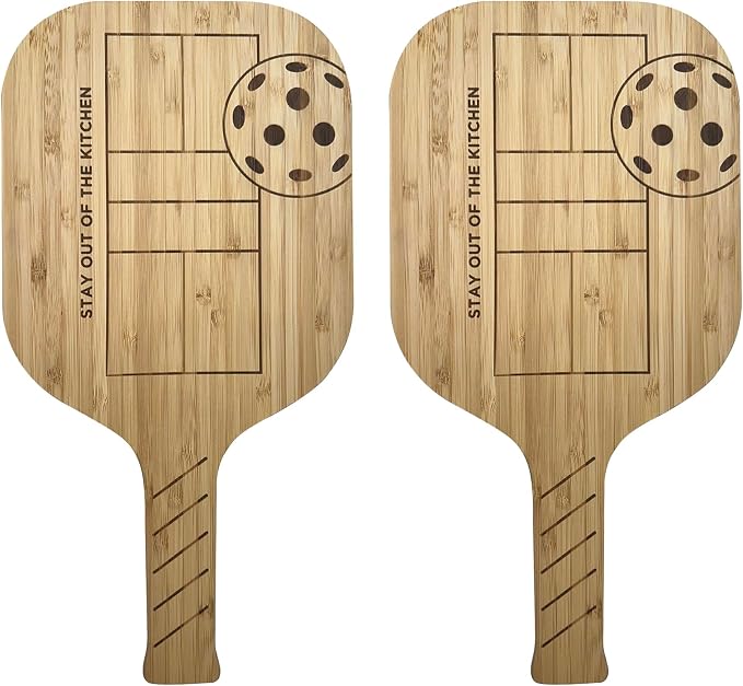 Fox Run Pickleball Paddle Charcuterie Boards, 14.5" x 7.5" by foxrunbrands