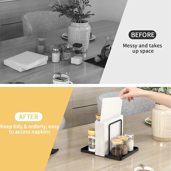 Napkin Holder, Metal Napkin Holder - Image 4