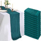 12 Pack 10Ft Teal Cheesecloth Table Runner 23 x 120 Inch | Gauze Rustic Boho by CKIKU