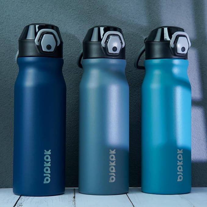BJPKPK 25 oz Insulated Water Bottle, Stainless Steel Flask | Leak Proof Locking - Image 5