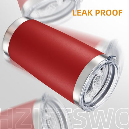 20oz Tumbler Bulk with Lid Stainless Steel Tumblers, 6 Pack | Leak Proof Lid - Image 4