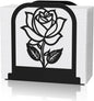 Unique Standing Napkin Holder,Gorgeous Rose Napkin Holders for Paper Napkins,Napkin Holder User-Friendly with Non-Slip Mat,Smooth Edge,Be Used for Dining Table,Shop,Countertop