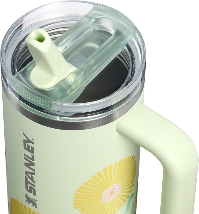 STANLEY Quencher ProTour Flipstraw Tumbler, 30 oz, Honeydew Garden | Built-In - Image 2