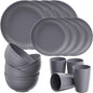 Quatish 16 Piece Plates and Bowls Sets by Quatish