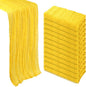 12 Pack Lemon Yellow Cheesecloth Table Runner 10Ft Gauze Cheese Cloth Table by Heneger