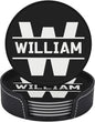 Custom Coaster, Custom Coasters with Letter A-Z, Personalized Coasters with Name, Personalized Coaster for Birthday Party/Coffee Table/Study/Bar Counter/Outdoor Terrace/Patio, Wedding Gift