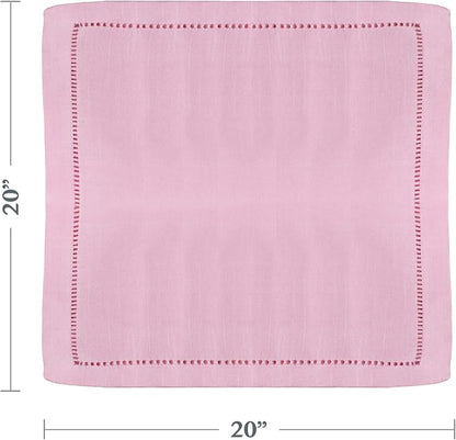 SARO LIFESTYLE Hemstitched Border Dinner Napkin - Image 4