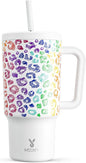 Meoky 30 oz Tumbler with Handle, Tumbler with Lid and Straw, Insulated by MEOKY