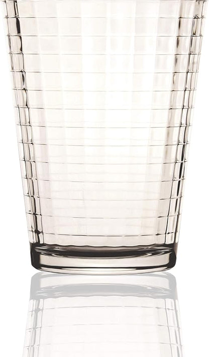 Circleware Matrix Juice Drinking Glasses, Huge Set of 10, Heavy Base Tumbler - Image 3