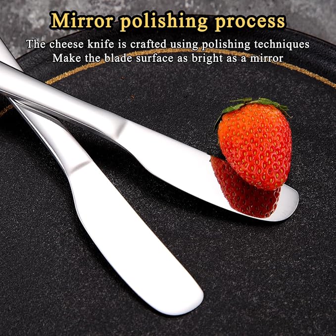 Homquen Stainless Steel Butter Knife, Butter Spreader, Butter Knives, Butter - Image 7