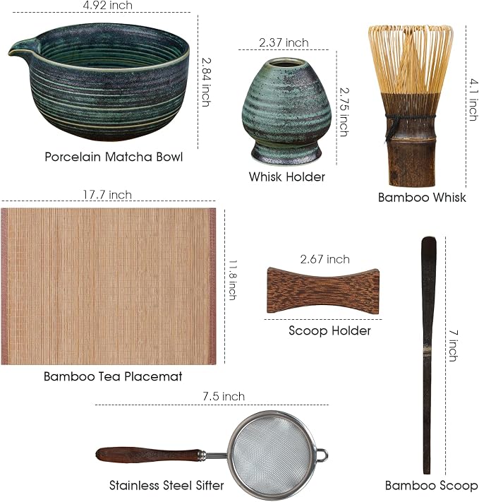Matcha Set, 7-Piece Matcha Whisk Set - Image 4
