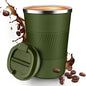 12OZ Travel Coffee Mug Insulated Coffee Cup by Unknown