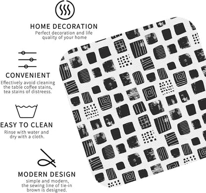 Minimal Abstract Shapes Print Coasters - Image 3