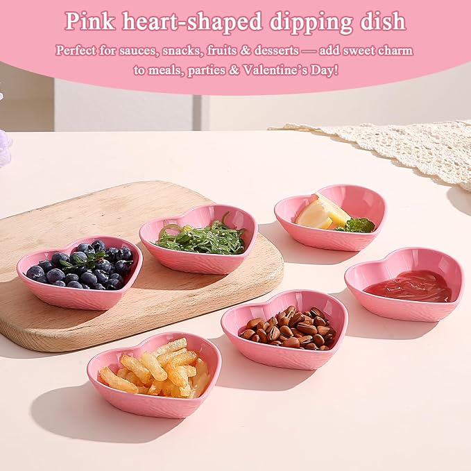 HOMQUEN Dipping Bowls, 3oz Soy Sauce Dish, Pturdy Plastic Small Bowls Set of 6 - Image 3
