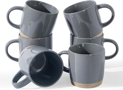 famiware Coffee Mugs for 6, 13 oz Mug Set, Dringking Cup by Famiware