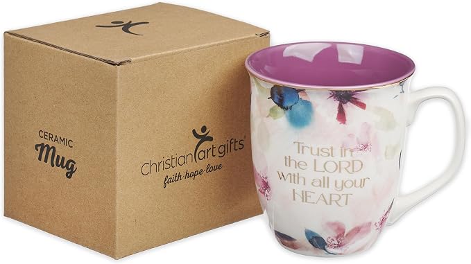 Christian Art Gifts Large Ceramic Inspirational Scripture Coffee & Tea Mug - Image 8